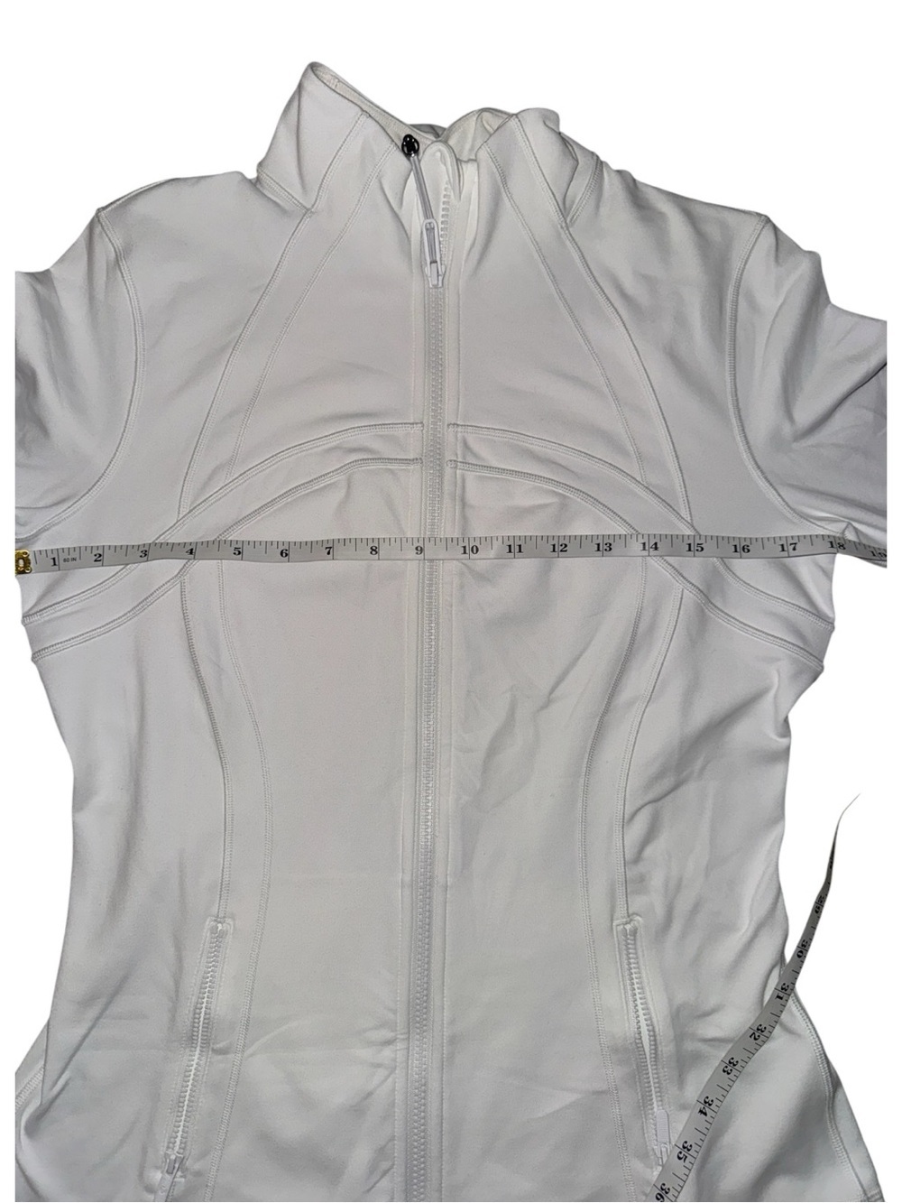 Lululemon Define Jacket Luon White Size 10 NWT Full Zip Athleisure - Picture 3 of 9